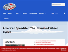 Tablet Screenshot of americanspeedster.com